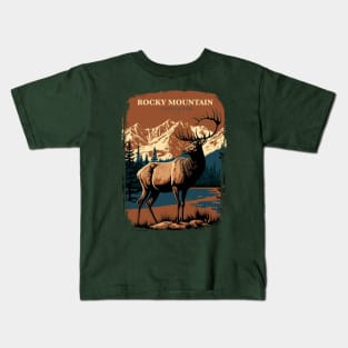 Rocky Mountain National Park Kids T-Shirt